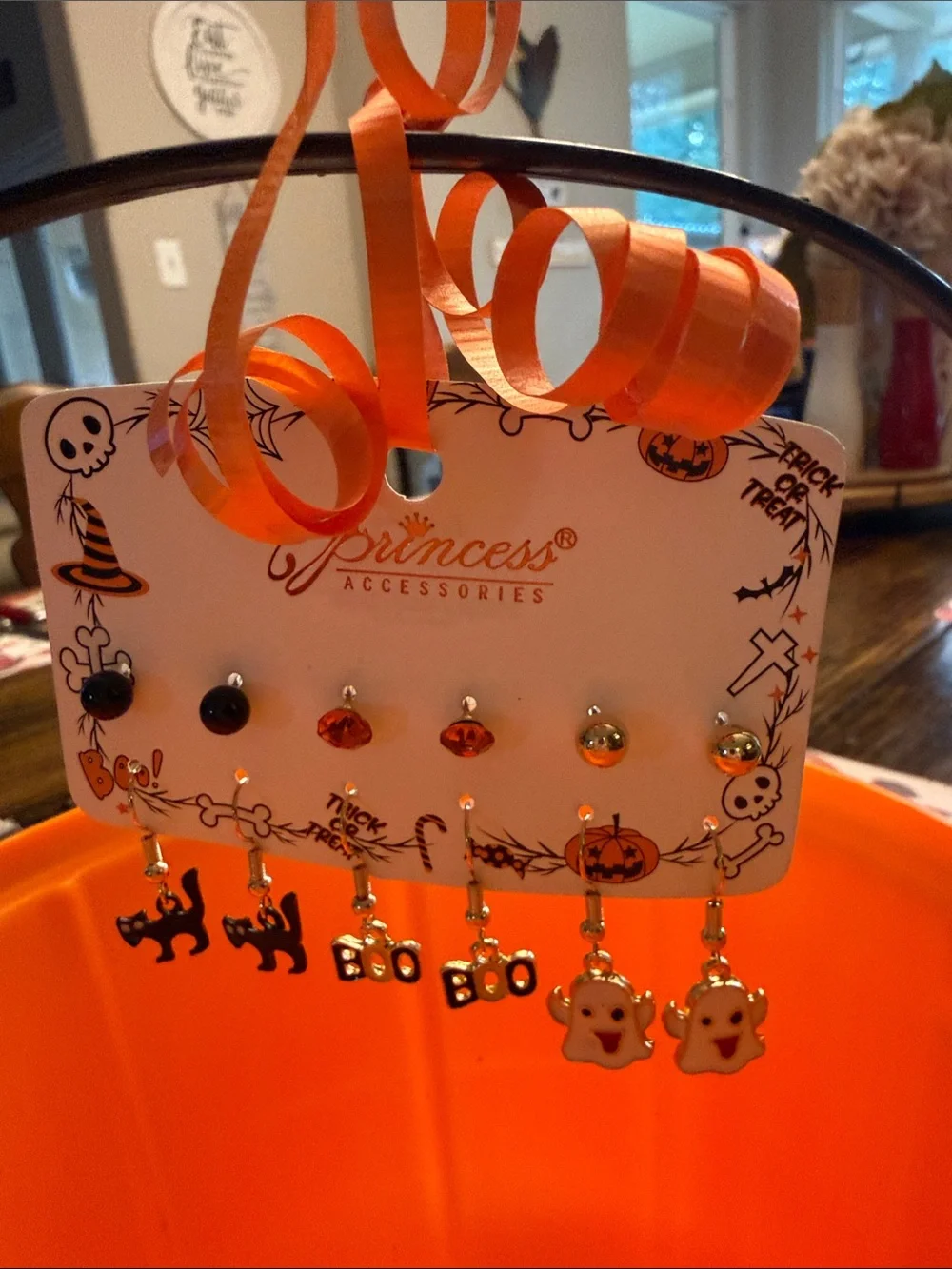 Princess Accessories Kids/Teen Halloween Fashion Earring Set (6 Pair)